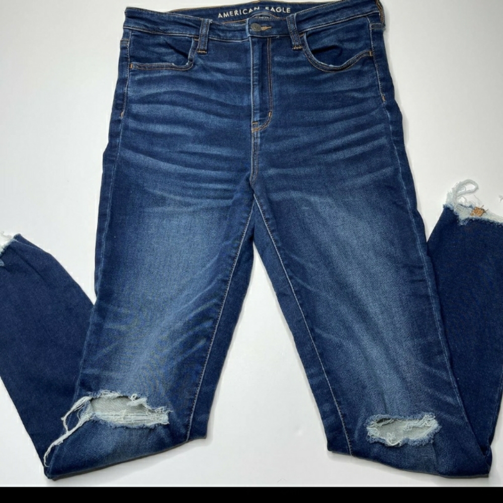 American eagle super high rise skinny jean